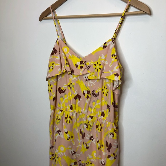 100% Silk Ruffled Sundress - Picture 2 of 5